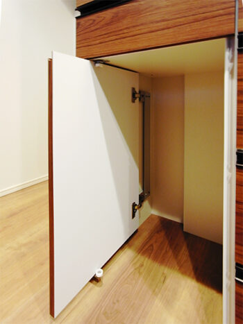 【s186】トール＋セパレート食器棚,冷蔵庫上吊戸棚